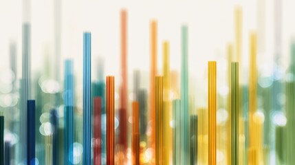 Obraz premium Abstract Vertical Light Lines Background Representing Data And Innovation