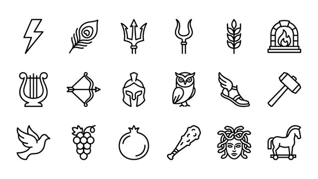 Ancient Greek Mythology Symbols