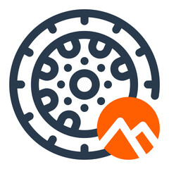 Off-Road Tire rugged all terrain wheel for 4x4 vehicles