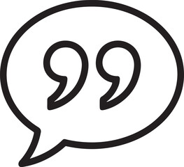 Obraz premium Quote Speech Bubble Icon