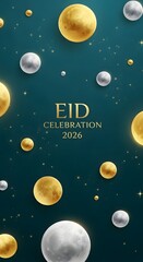 Eid 2026 Modern Greeting Backgrounds