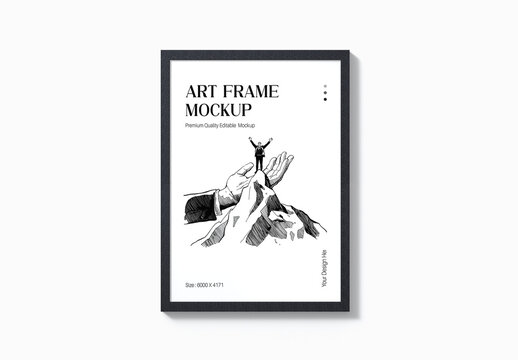Sketch Photo Frame Mockup Template
