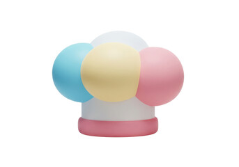 Colorful Pastel Abstract Shapes Modern Graphic Design Element