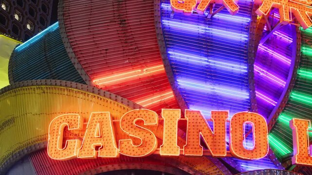 neon casino sign in the city of macau