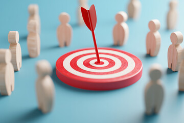 Business target strategy concept