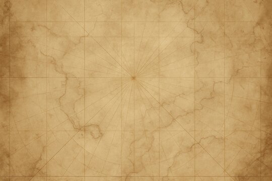 Vintage map parchment texture background