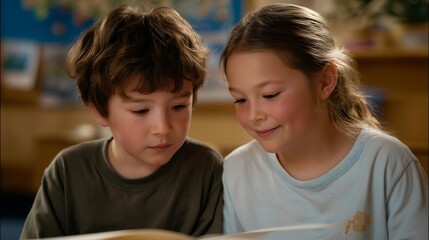 The preschool classroom utilizes educational posters and visual aids displayed on the walls, fostering a stimulating atmosphere that supports learning in areas such as numbers, letters, and shapes