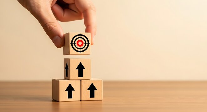 Goal Targeting: Hand Placing Token on Growth Blocks