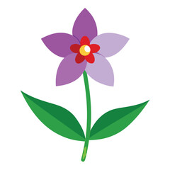 anagallis arvensis with leaf