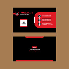 Modern Business Card Pattern. Elegant Layout Display for Promotion.