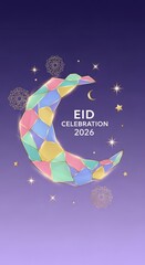 Eid 2026 Modern Greeting Backgrounds