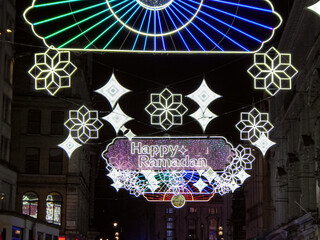 happy ramadan beleuchtung
