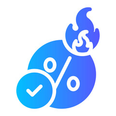 Fototapeta premium hot sale gradient icon