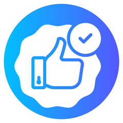 Obraz premium quality gradient icon