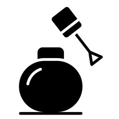 Nail polish icon