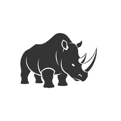 Rhino Silhouette Icon