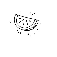 Hand Drawn Watermelon