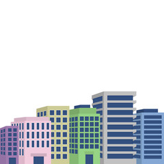 Isometric Buildings Vector