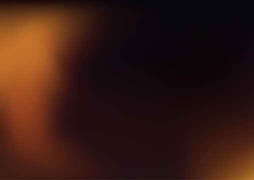 Retro photo film. Dark vintage film texture with soft orange light leaks. Blurred retro background of old analog photography. Grunge gradient overlay. Abstract vector illustration