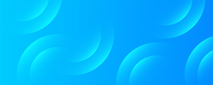 Abstract background blue with dynamic circle shape elements. Trendy and modern geometric gradient background. Vector Illustration