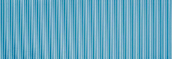Obraz premium Wall container matal roof blue corrugated iron sheet aluminium steel background wall panel tile construction siding building line pattern texture seamless architecture plate frame container