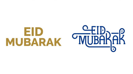 Eid Mubarak Greeting Vector Illustration For Islamic Holiday