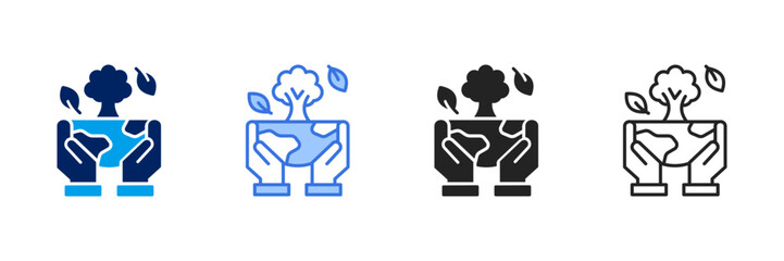 Environment Icon Set Different Style Collection. 