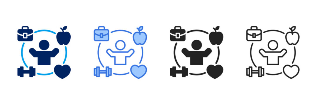 Lifestyle Icon Set Different Style Collection. 