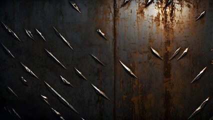 Dark Industrial Metal Texture,