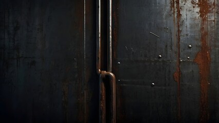 Rusty Steel Wall Background,