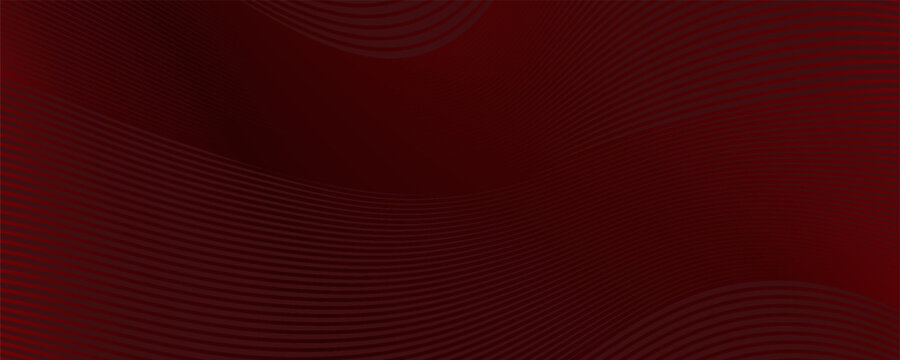 Contemporary technology cover design set. Luxury background with red line pattern (guilloche curves). Premium vector tech backdrop for business layout, digital certificate, formal brochure template