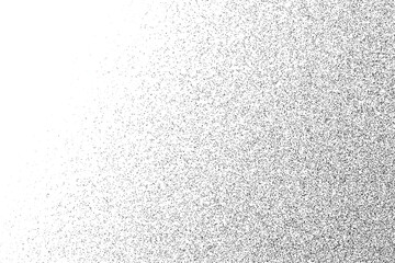 Obraz premium Dotwork foil frosted gradient pattern background. Black noise stipple dots. Sand grain effect. Abstract noise dotwork pattern. Stochastic dotted grunge banner.