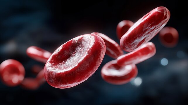 A medical infographic illustrating the causes and symptoms of anaemia, with detailed charts that enhance understanding of different types of anaemia, focusing on nutritional deficiencies and