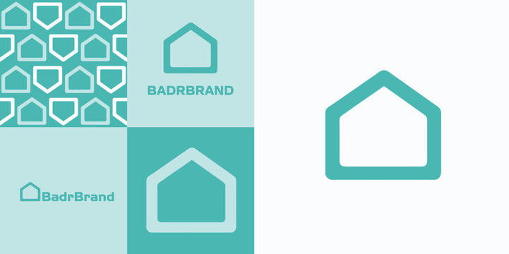 A clean and modern outline of a house. Great for mortgage companies, interior design, or smart home technology.