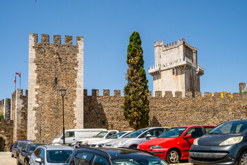 Medieval Castle Walls in Beja, Alentejo, Portugal