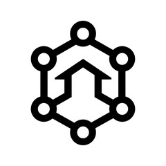 Connected home network concept illustrating smart technology, automation, and integrated digital living.