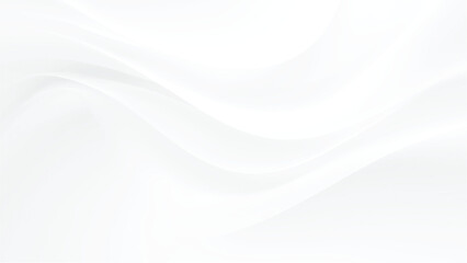 Obraz premium Smooth white wavy abstract background texture design element