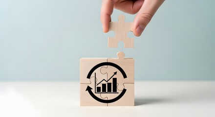 Business growth and financial success concept