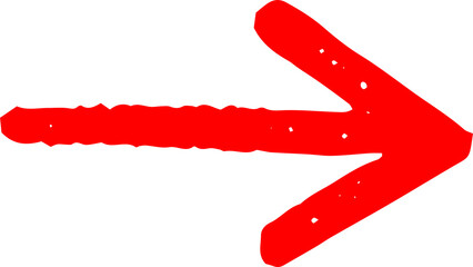 Roughly drawn red arrow pointing right indicating direction or next step