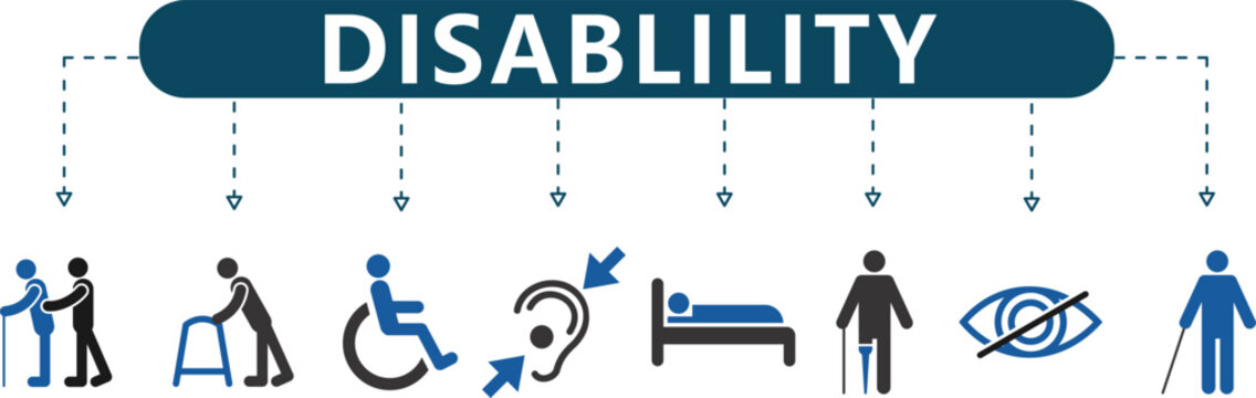 Accessibility and Inclusion Toolkit 8 Professional Disability Icons for ADA Compliance, Inclusive Design Presentations and Healthcare Equity Visuals