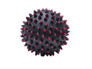 A spiky massage ball for physical therapy and self-care Isolated Transparent Background, PNG