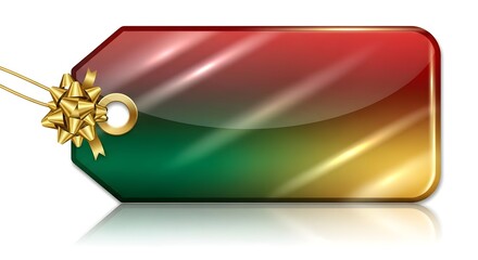 abstract background with gold ribbon