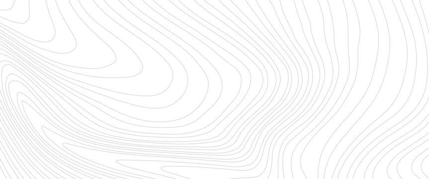 White wave paper curved reliefs abstract background, Abstract topographic contours map background, Topography map background Topographic map patterns, topography line map. Vintage outdoors style