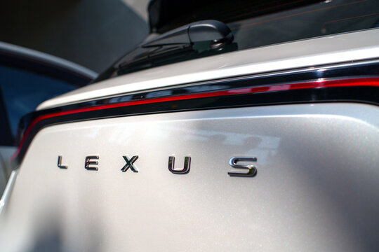 Penang, Malaysia &ndash; January 1, 2026: Close-up view of the Lexus logo badge displayed on the exterior of a Lexus vehicle, highlighting automotive branding, design detail and premium car identity.