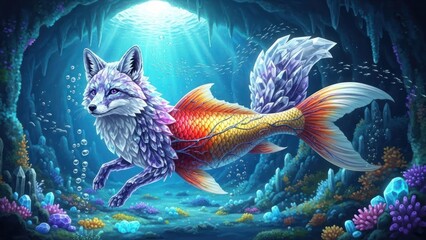 Mermaid With Foxlike Head