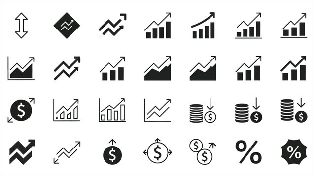 Increase and Decrease icon set.eps