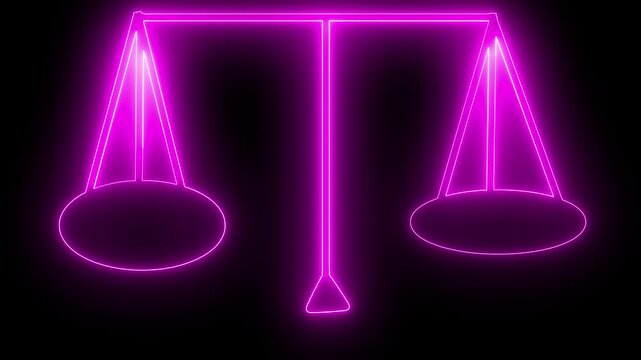 a golden balance scale icon 