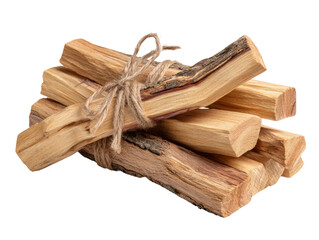 A Bundle of Palo Santo Wood for aromatic purposes Isolated Transparent Background, PNG