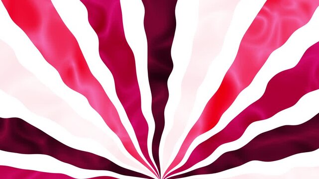 Abstract wavy radial stripes pattern vibrant colorful background design