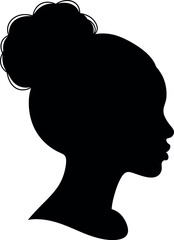silhouette of a woman